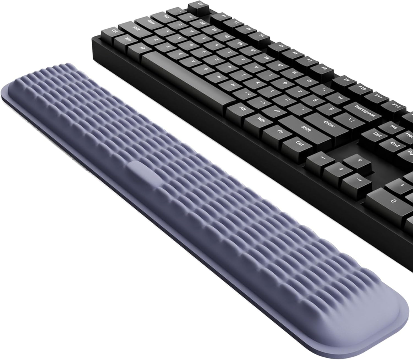 MEKASS Keyboard Wrist Rest, Soft Memory Foam Wrist Support for Keyboard, Keyboard Hand Rest Pad for Wrist Pain Relief, Keyboard Wrist Guard for Long Hours of Work, Gaming, Studying（Classic Black）