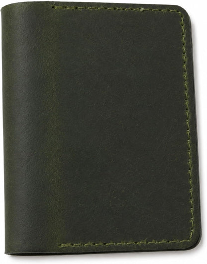 Leather Journal Cover for 2.5 x 4 Inches Pocket Notebooks – Handmade Refillable Mini Notebook Cover – Compatible with Outus, Qeeenar & Similar Small Journals, Travel Memo Pads & Pocket Diaries