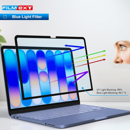 [2 Pack] 27 Inch Computer Privacy Screen , 16:9 Aspect Ratio Monitor Privacy Filter with Anti-Glare, Anti-Blue Light & Anti-Spy Protection, Removable Anti-Scratch Screen Protector for 27-Inch Widescreen Monitors