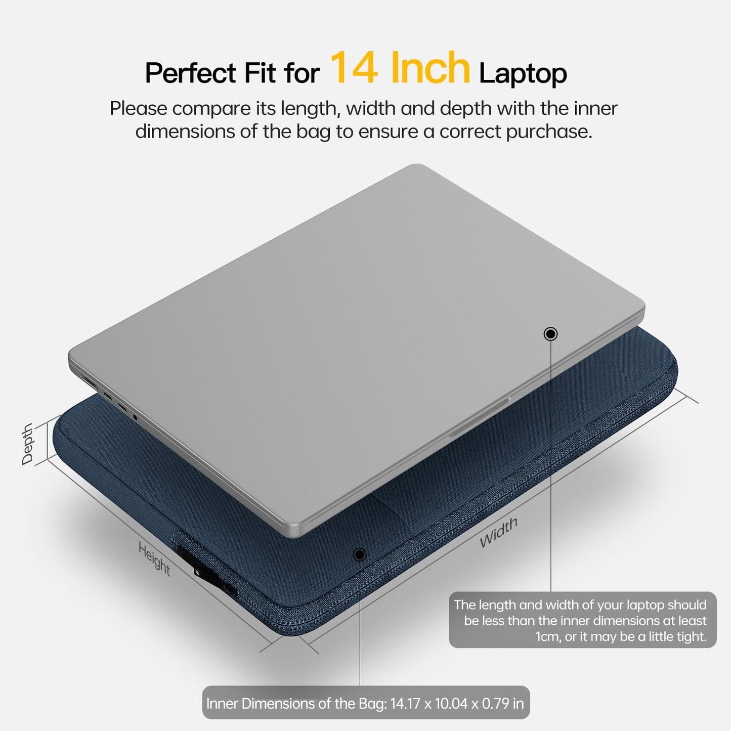 17 inch 360° Protective Laptop Case Sleeve for 2025 HP 17.3 Touchscreen Laptop,Envy 17,Pavilion 17,ASUS Vivobook 17, Shockproof Water-Resistant Computer Bag w/Accessory Pocket
