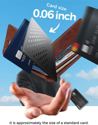 Wallet Tracker Card 0.06in Slim Tracking Card,10 Years Battery Bluetooth Smart Card,Android & iOS Wallet Tracker,Work with Apple Find My & Google Find Hub,IP68 GPS Tracker for Vehicles,Wallet,Keys