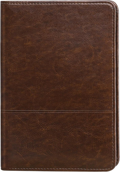Padfolio/Portfolio Binder, Mini Padfolio Portfolio Binder 5 x 8 Legal Writing Pad, A5 Document Organizer Folder for Men Women, Black