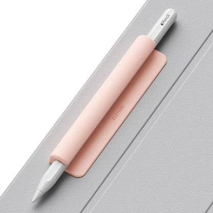 ELETIUO Silicone Pencil Holder Sleeve,Compatible with Apple Pencil (USB-C),Apple Pencil 1st/ 2nd Generation,Strong Adhesive Sticky Attached to iPad Case for Stylus Pens,Black