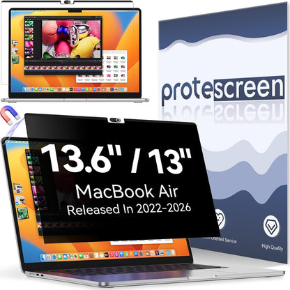 Laptop Privacy Screen 14 Inch Compatible with HP/Dell/Acer/Samsung/Asus/Lenovo/Toshiba,16:10 Aspect Removable Anti Glare Blue Light Filter Protector, 14 in Laptop Privacy Screen Shield