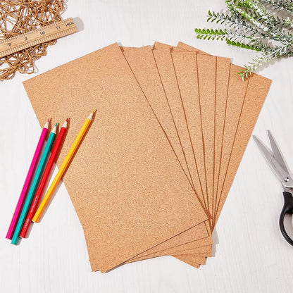 OLYCRAFT 2PCS Square Bulletin Boards 6 x 6 inch Non Self-Adhesive Wood Cork Board 0.6 inch Thick Square Cork Board Cork Tiles for Wall Decoration, Party and DIY Crafts Supplies