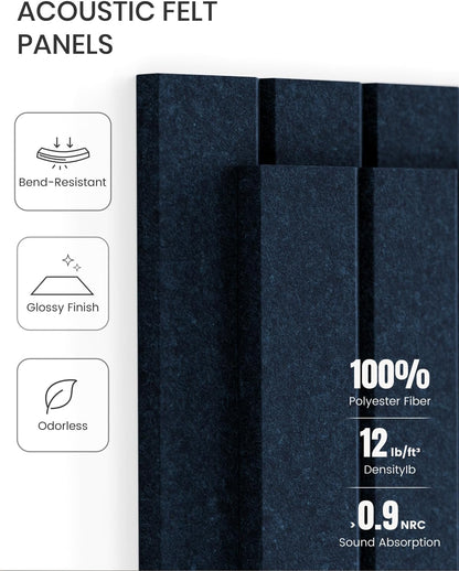 Fluxynara Large Felt Bulletin Board 48" x 36" Cork Board Alternative-12 Pack with 70 Safe Removable Adhesive Tabs, Cork Boards for Walls Cork Board for Home Office Classroom Pin Board (Oatmeal)