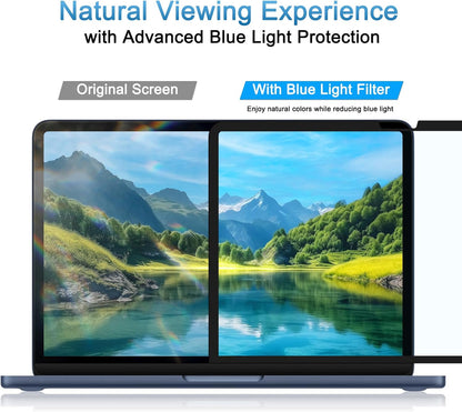 [2 Pack] 27 Inch Computer Privacy Screen , 16:9 Aspect Ratio Monitor Privacy Filter with Anti-Glare, Anti-Blue Light & Anti-Spy Protection, Removable Anti-Scratch Screen Protector for 27-Inch Widescreen Monitors