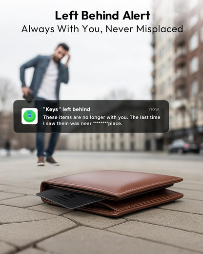 Wallet Tracker Card for Both Google’s Find Hub and Apple Find My, 5 Years Battery Life Ultra-Thin Android Tracker Card, IP68 Waterproof Wallet Finder for Passport, Purse,Gags,1 Pack