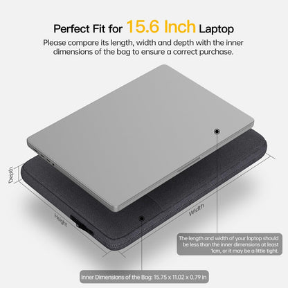 17 inch 360° Protective Laptop Case Sleeve for 2025 HP 17.3 Touchscreen Laptop,Envy 17,Pavilion 17,ASUS Vivobook 17, Shockproof Water-Resistant Computer Bag w/Accessory Pocket