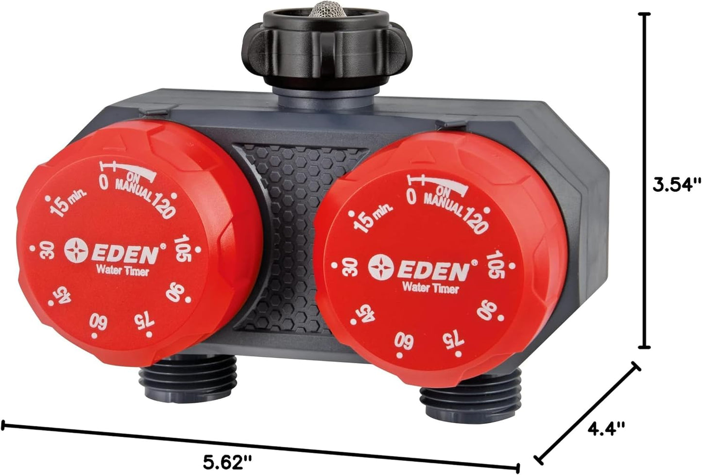 Eden Mechanical Watering Hose Timer for Lawn and Garden, 1-Zone Sprinkler Timer