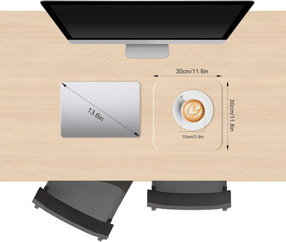 Clear Desk Mat, Non-Slip PVC Desk Protector Mat with Round Edge, Heat Resistant & Waterproof Clear Desk Writing Mat for Home and Office (23.6"*15.7")