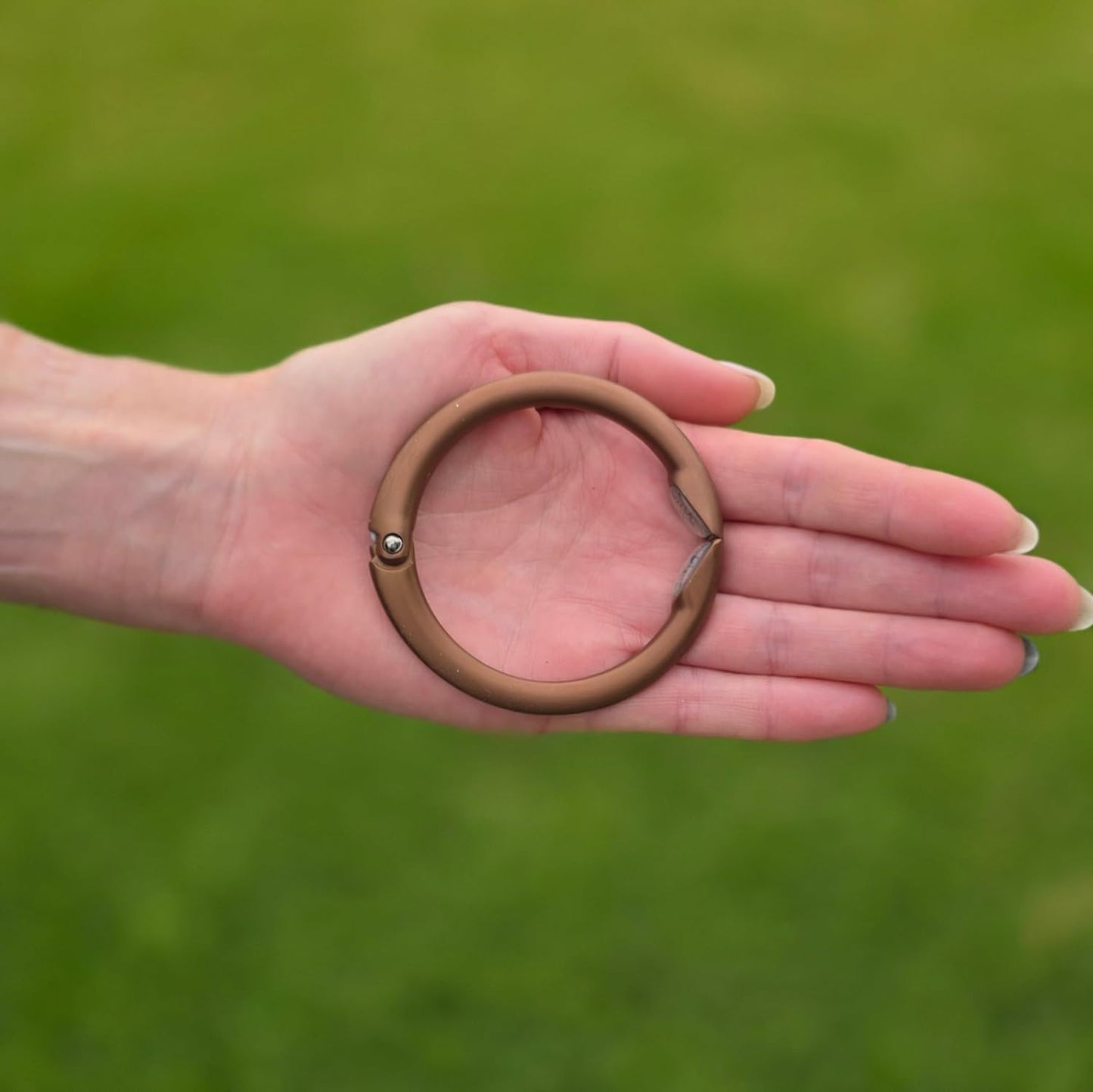 Clipa Bag Hanger - The Ring that Opens Into a Hook, Closes Automatically | Hangs Almost Anywhere in Just 1/2" of Space | Holds 33 lbs | 9 Styles | 3 yr Warranty