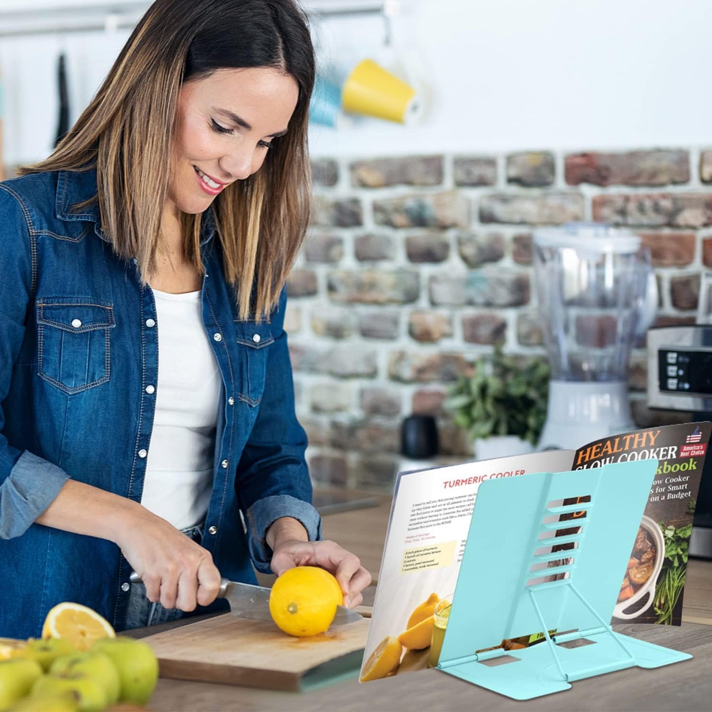 Honagu Book Stand Metal Desk Book Holder, Book Holders for Reading Hands Free, Adjustable Cookbook Documents Holder, Portable Bookstand for Music Books, Textbook, Recipe, Tablet, Ipad (Black)