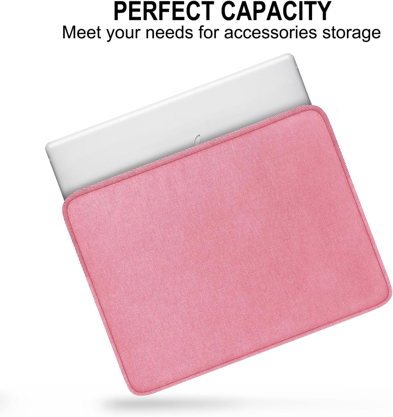 Laptop Sleeve 15.6 Inch, Shockproof Protective Traveling Computer Case, Water Resistant Portable Laptop Carrying Bag Compatible for Lenovo, HP, Dell, Asus,MacBook, Notebook, Black