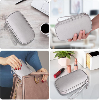 Universal Cable Organizer - Electronics Accessories Bag for Charger, Phone, Memory Cards & Travel Gadgets (Black)