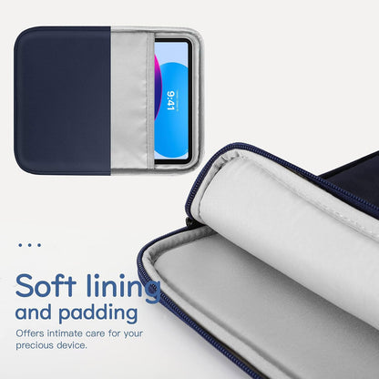 Dadanism 9-11" Tablet Sleeve Bag Carrying Case for iPad (A16) 11th Gen 11", iPad 10th Gen 10.9" Air 5/4, iPad Air M4/Pro 11", iPad 9/8/7th, Galaxy Tab A11+ Plus 11", Remarkable 2 10.3", Black