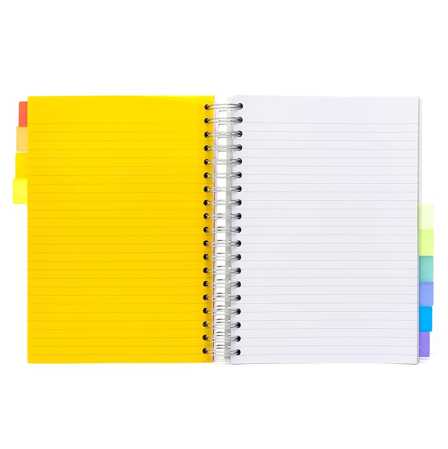 Pukka Pad B5 Subject Notebook with 10 Repositionable Dividers for Organization – 400 Perforated Pages of 80GSM Paper – 200 Sheet Notebook for School, Office, and Home – White, 7.48 x 9.84in