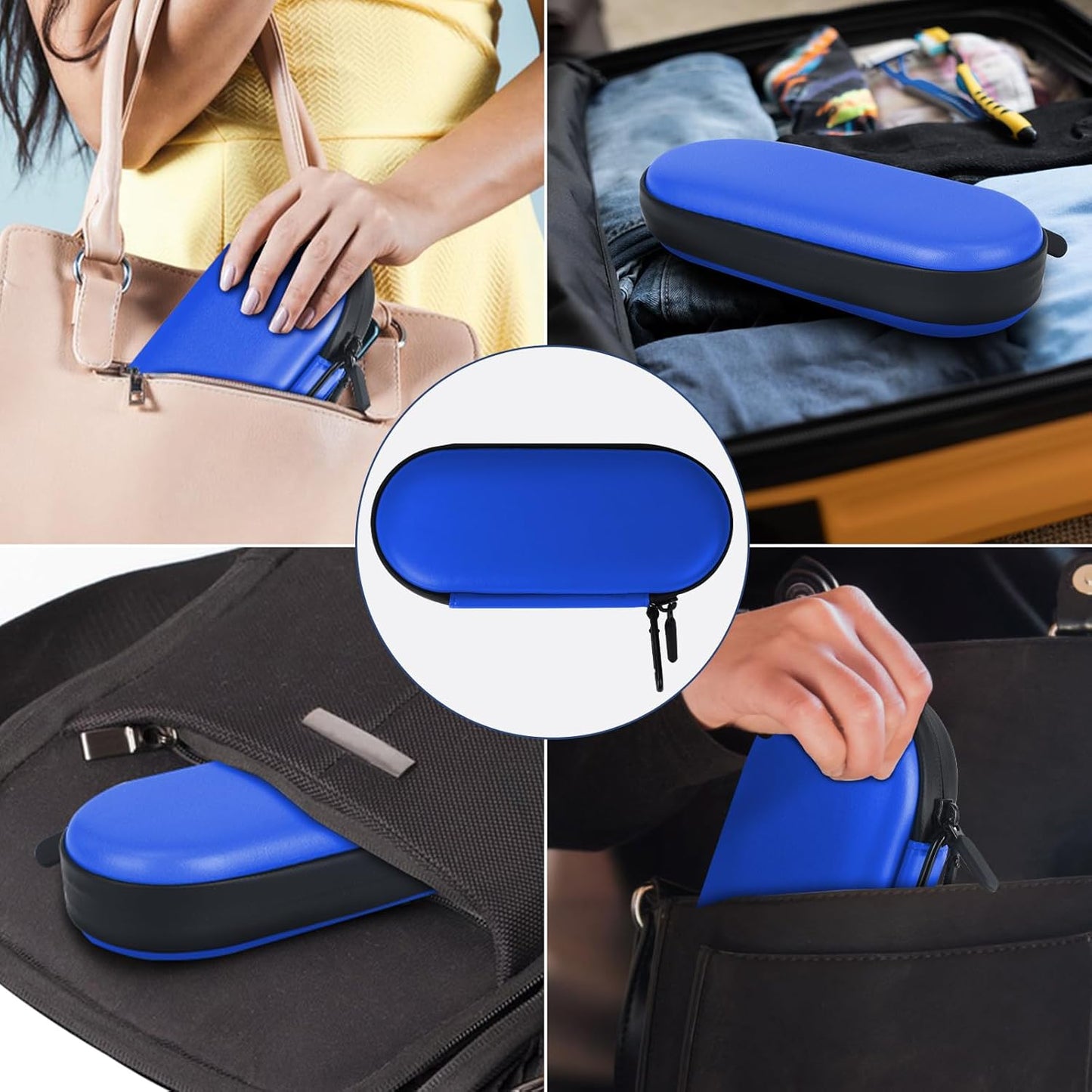 MOSLA Insulin Cooler Travel Case with 2 Reusable Ice Packs for Insulin Pen Portable Medical Cooler Bag for Diabetes and Other Diabetic Supplies for The Daily Life and Trip