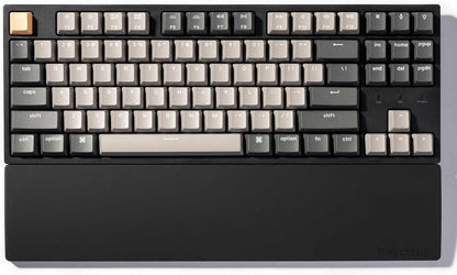 Ergonomic Silicone Wrist Rest for Keychron Q3 / Q3 Max / V3 / V3 Max / C3 Pro,14.37" Honeycomb Non-Slip Palm Rest, 80% TKL Mechanical Keyboards with Typing Pain Relief
