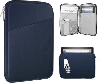 TiMOVO 9-11" Tablet Sleeve Bag for iPad 11-inch A16 2025, iPad 10.9"/10.2"| Air 11 Inch/5th/4th Gen. 10.9", Galaxy Tab A9+/A11Plus 11", Protective Bag with Pocket, Black
