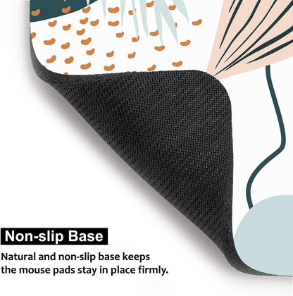 Audimi Small Mouse Pad 6 x 8 Inch, Mini Mouse Pad Thick for Laptop Wireless Mouse Home Office Travel, Portable & Washable (Black)