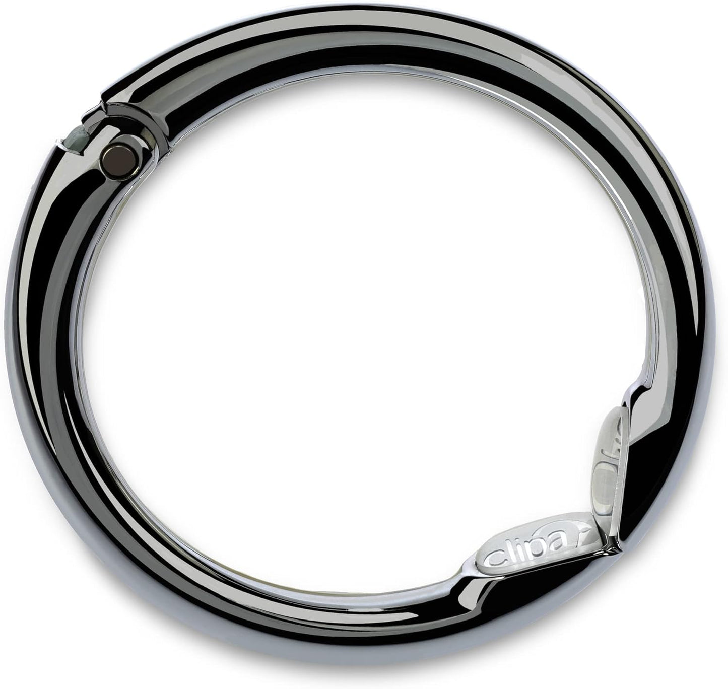 Clipa Bag Hanger - The Ring that Opens Into a Hook, Closes Automatically | Hangs Almost Anywhere in Just 1/2" of Space | Holds 33 lbs | 9 Styles | 3 yr Warranty