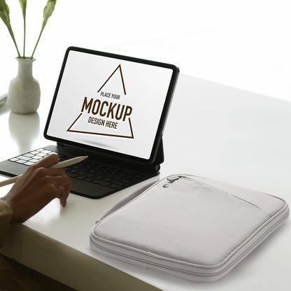 MoKo 9-11 Inch Tablet Sleeve Carrying Case with Handle, Padded Protective Travel Bag for New 11-inch iPad Air 4 2026/Pro M5/ A16, iPad 10th/Air 5/4th 10.9, i-Pad 9/8th 10.2,Tab S9/S8 11, Black