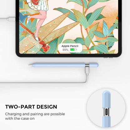 AhaStyle Silicone Case for Apple Pencil (USB-C) 2023 Ultra Thin Proteative Cover Skin Apple Pencil Sleeve Anti-Slip Grip Compatible with Apple Pencil USB C (Lavender)