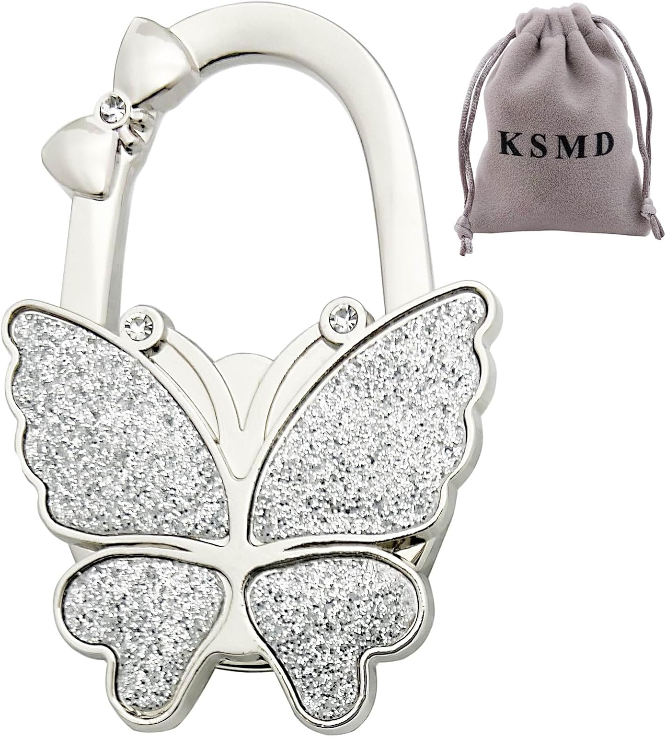 KSMD Variety Design Purse Hooks for Table and Bars,Portable Purse Hanger Organizers Hooks Handbag Pocketbook Holder Bag Storage for Desk,Foldable Folding Purse Table Hook Hanger