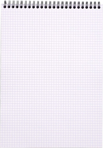 Rhodia #16 Wirebound Notepad 5.8" x 8.3" Dot Pad, Orange Cover