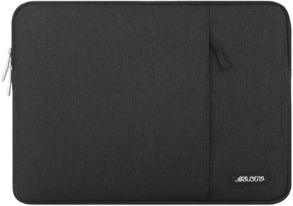 MOSISO Laptop Case 13.3 inch, 13-13.3 inch Laptop Sleeve Compatible with MacBook Air/Pro 13/Pro 14 M5 M4 M3 M2 M1, HP Dell ASUS Lenovo,Polyester Vertical Computer Sleeve Bag with Pocket, Antique Green - Colors A