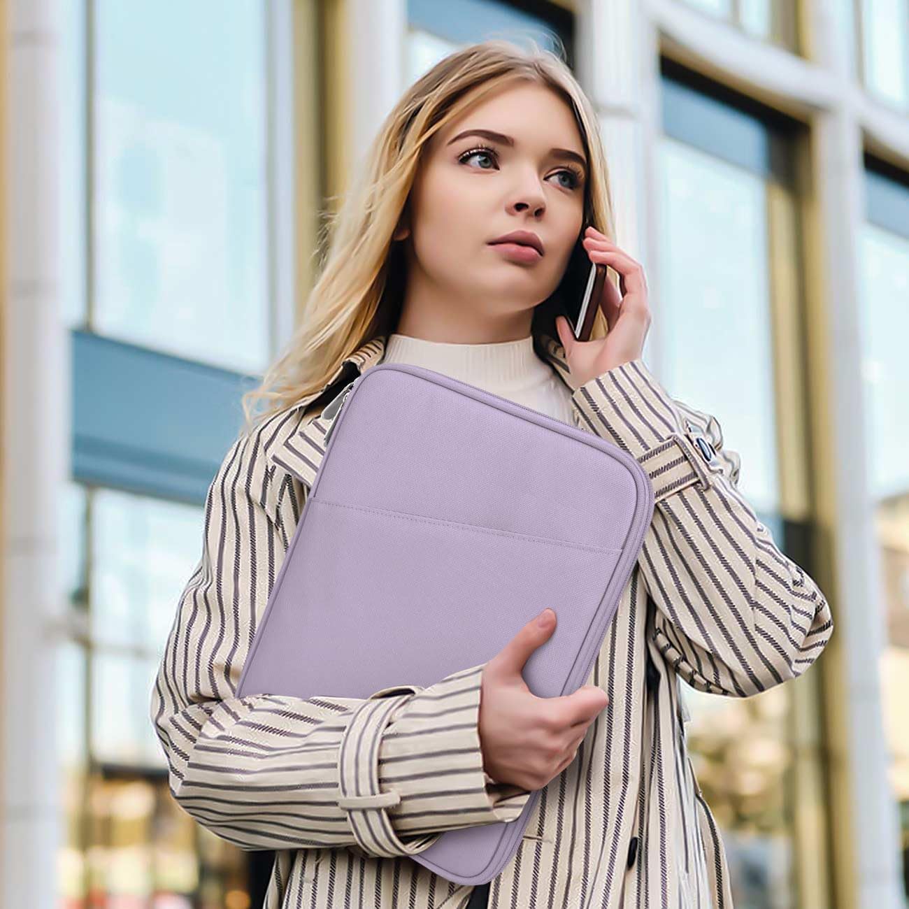 Dadanism 9-11" Tablet Sleeve Bag Carrying Case for iPad (A16) 11th Gen 11", iPad 10th Gen 10.9" Air 5/4, iPad Air M4/Pro 11", iPad 9/8/7th, Galaxy Tab A11+ Plus 11", Remarkable 2 10.3", Black