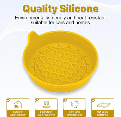 SINGARO Car Cup Holder Coaster, Silicone Cup Holder Insert, Universal Non-Slip Cup Holders, Car Accessories Interior for Women and Man Interior Sets 4 Pack Black