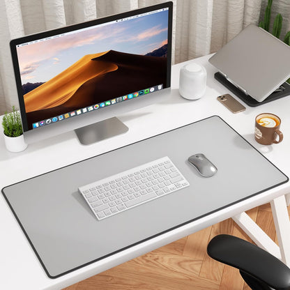 KTRIO Large Gaming Mouse Pad Desk Mat, Superior Micro-Weave Cloth for Precise Mouse Control, Non-Slip Rubber Base, Stitched Edges, Water-Resistant, for Gamer, Office & Home, 31.5" x 11.8" inches