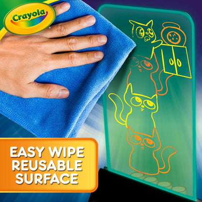 Crayola Ultimate Light Board - White, Kids Drawing Tablet, Gifts for Kids, LED Drawing Board, Sketching Art Projector, Toys for Boys & Girls, 6+