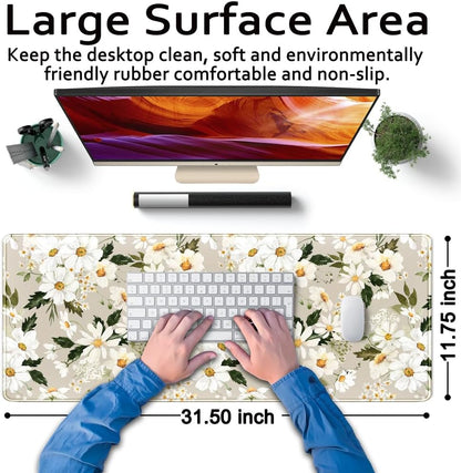World Map Desk Mat Historical World Map Desk Pad Extra Large Computer Mouse Pad XL Black Topographic Mousepad Keyboard Pad for Desk Gaming Computer Laptop Office Non-Slip Desk Pad 31.5x11.8 in