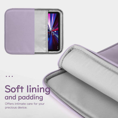 Dadanism 9-11" Tablet Sleeve Bag Carrying Case for iPad (A16) 11th Gen 11", iPad 10th Gen 10.9" Air 5/4, iPad Air M4/Pro 11", iPad 9/8/7th, Galaxy Tab A11+ Plus 11", Remarkable 2 10.3", Black