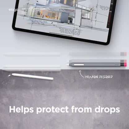 elago Compatible with Apple Pencil Pro Case & Apple Pencil 2nd Generation Case, Compatible with Magnetic Charging, Double Tap, Squeeze, Haptic (Must Read Installation Instructions) [Lovely Pink]