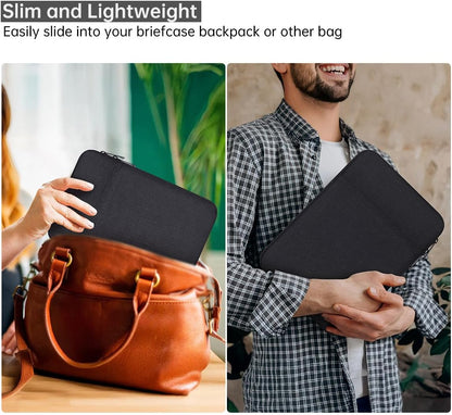 Tablet Sleeve for 2026 iPad A16, 11 inch iPad Air M4 M3 M2, Pro M5, Amazon Fire Max 11 Tablet/Kindle Fire HD 10/10 Plus, Galaxy Tab A9+ Plus Bag, Black