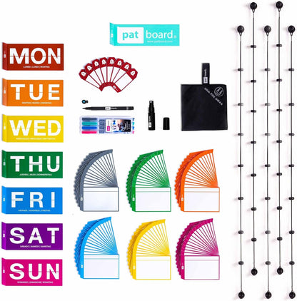 PATboard Agile Weekly Planner Board Full Toolset