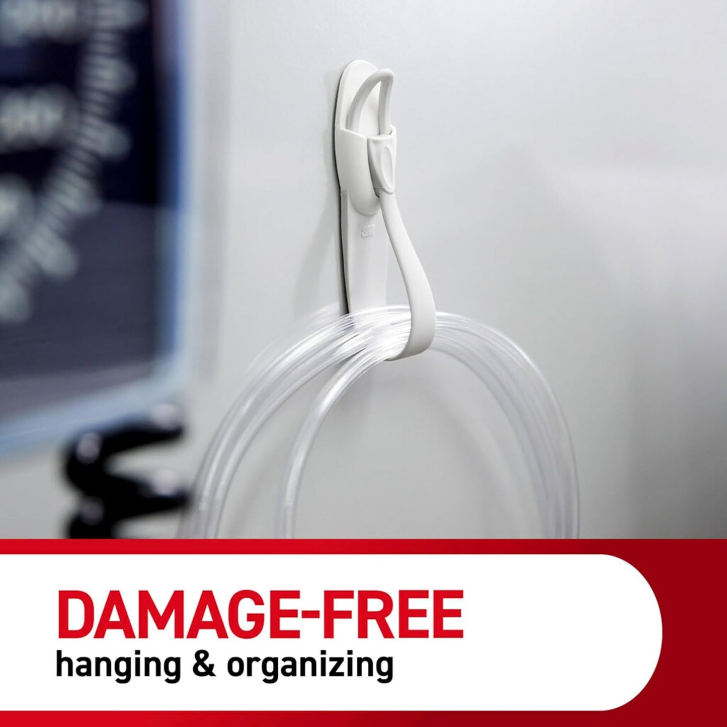 Command Cord Bundlers, Plastic, Damage-Free Organizer, No Tools for Electrical Cables, 6 Gray Bundlers and 12 Strips