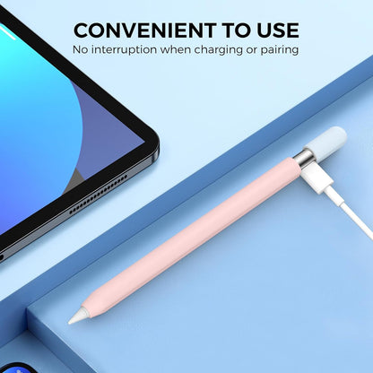 AhaStyle Silicone Case for Apple Pencil (USB-C) 2023 Ultra Thin Proteative Cover Skin Apple Pencil Sleeve Anti-Slip Grip Compatible with Apple Pencil USB C (Lavender)