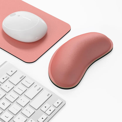 Dapesuom Enlarge Keyboard Wrist Rest, Memory Foam Keyboard Wrist Cushion for Computer Desk Mats Support, Pain Relief Ergonomic Mouse Pad Rests with Non-Slip Base for Gaming, Laptop, Radiant Orchid