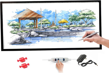 lqiflvc Extra Large Artist Light Box A0 Tracer LED Artcraft Tracing Pad Used 47in for Large-Scale Diamond Painting Production/Corporate Advertising Display/School Painting Works Display