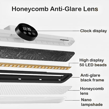 BY-J Computer Monitor Light Bar, Eye-Care USB Reading LED Task Lamp with Touch Control, Fit for Curved Monitor, No Screen Glare Dimmable Desk Lamp Computer Monitor Light Bar for Screen Home Office