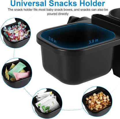 Accmor Stroller Cup Holder, Universal Cup Holder for Uppababy Nuna Doona Strollers, Bottle Drinks Holder for Wheelchair, Walker, Bike, Scooter