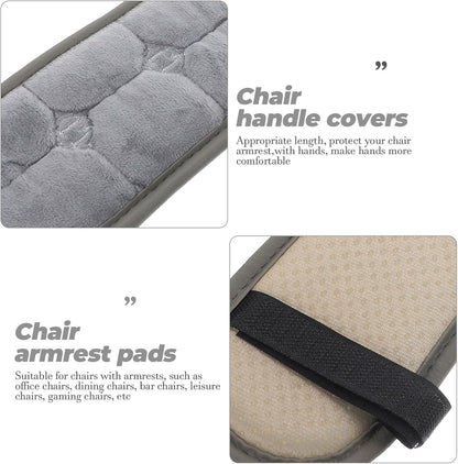 Garneck Chair Armrest Pad Office Gaming Chair Armrest Cushion Pillow Cover Support for Elbow Forearms