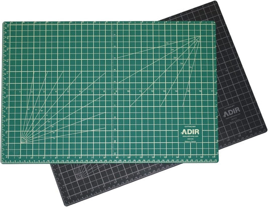 Adir Corp. Professional Self Reversible Healing Cutting Mat, 36 by 48-Inch, Green/Black