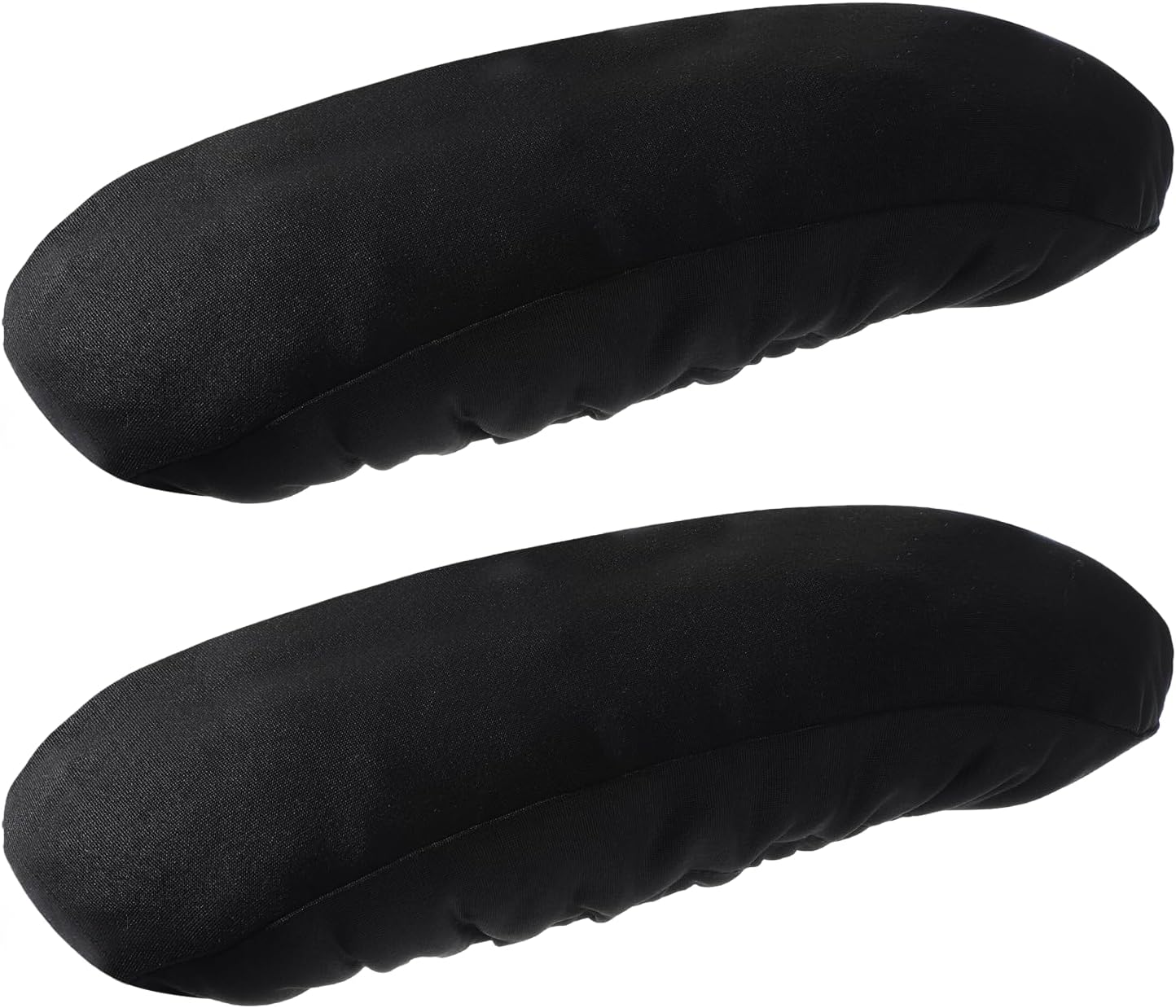 2 Pcs Office Chair Armrest Covers, Stretchable Armrest Protectors, Removable Arm Rest Covering, Washable Office Seat Hand Rest Protector for Computer Chair, Black