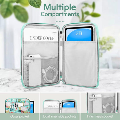 Dadanism 9-11" Tablet Sleeve Bag Carrying Case for iPad (A16) 11th Gen 11", iPad 10th Gen 10.9" Air 5/4, iPad Air M4/Pro 11", iPad 9/8/7th, Galaxy Tab A11+ Plus 11", Remarkable 2 10.3", Black